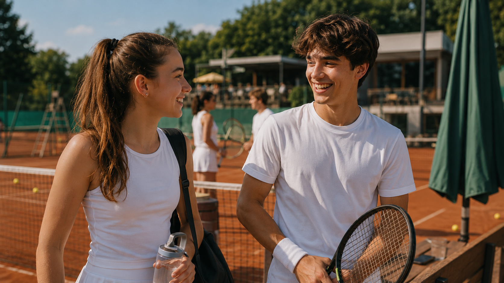 Leonie und Ben erleben Tennis im Verein modern und nah an ihrer Lebenswelt