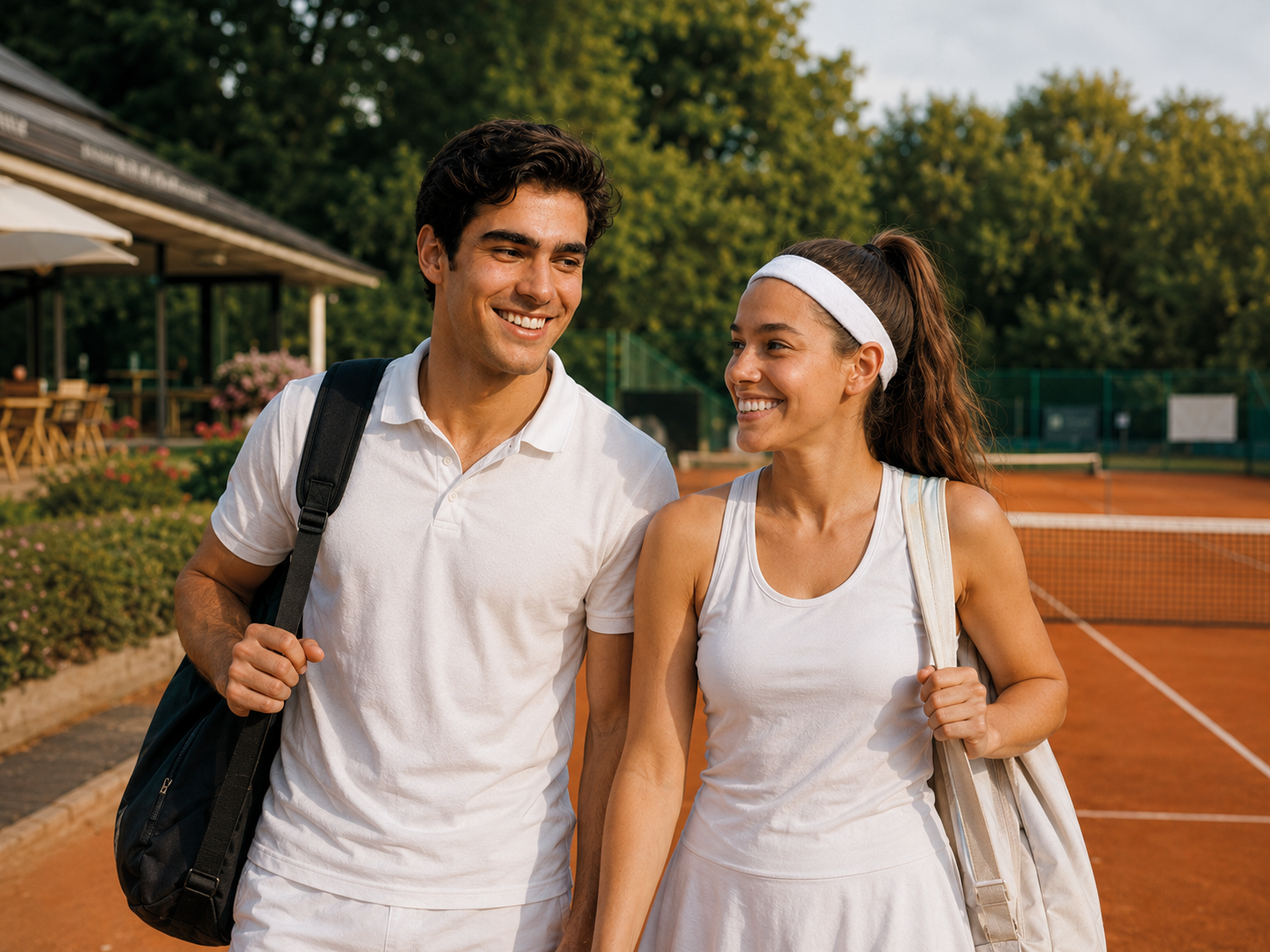 Mara und Luca bleiben mit Tennis und Verein verbunden, obwohl ihr Alltag voller geworden ist