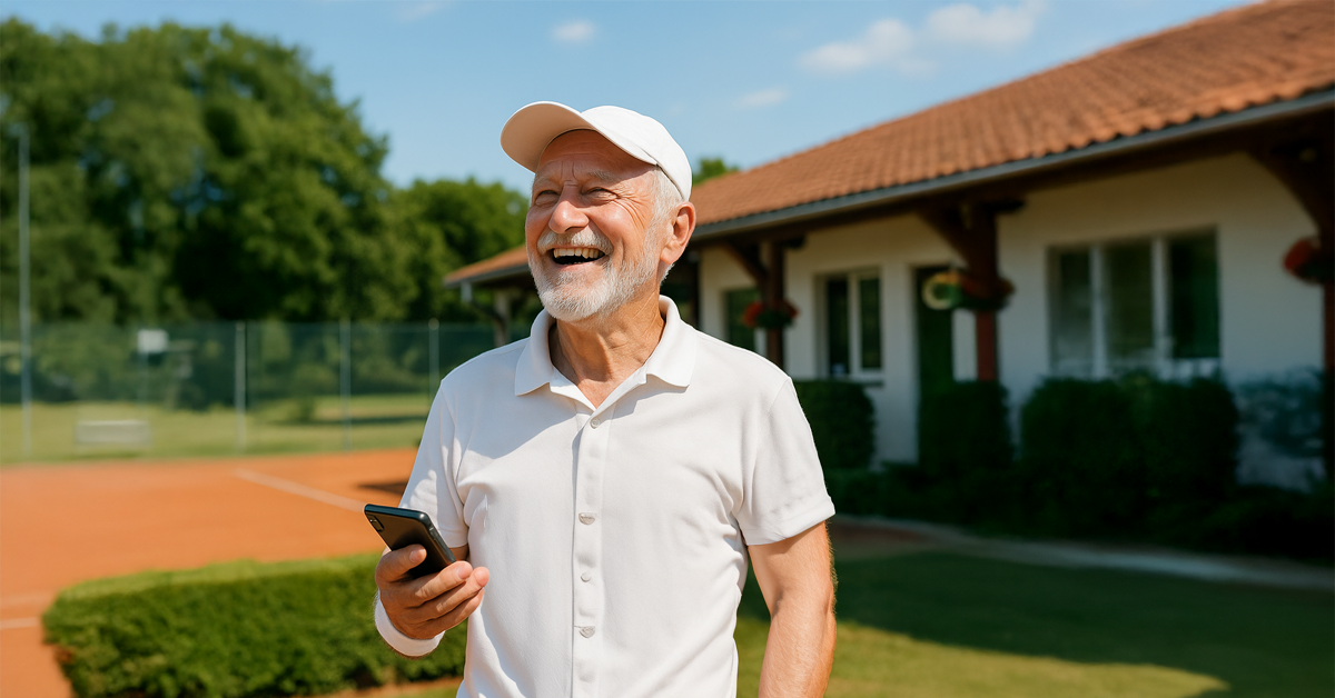 Smartphone-Nutzung bei Senioren: Warum aktive Tennisspieler längst digital unterwegs sind